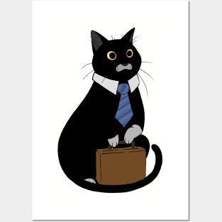 Business Cat Posters and Art